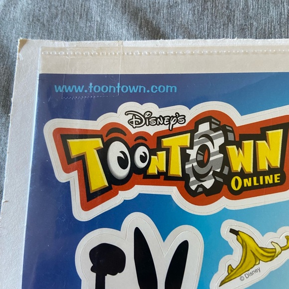 NEW Disney’s Toontown Online Toon Enough Welcome Mailer Stickers Blue